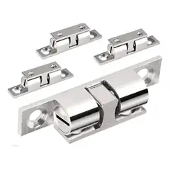 DMC - Pack 4un Reten Regulable Niquelado Para Puerta 70mm