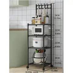 OKAY - Estante Organizador 5 Niveles Multifuncional Repisas Cocina