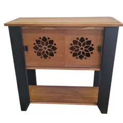 MARFELD MUEBLES - ARRIMO DE MADERA CON PUERTAS CORREDIZAS