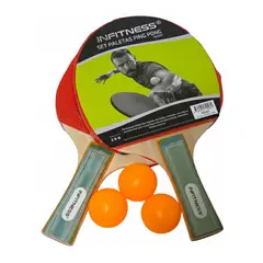 INFITNESS - Set 2 Paletas De Ping Pong IN0007 Nivel Básico