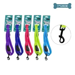 GENERICO - Correa redonda para mascota 10cm12m Color Morado