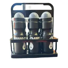 NACIONAL - Porta 6 Botellas Hidratación ( Incluye Botellas )