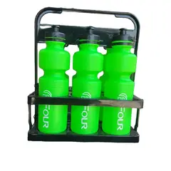 NACIONAL - Porta 6 Botellas Hidratación ( Incluye Botellas )