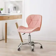 GENERICO - Silla de escritorio rosada ejecutiva ergonómica mariposa