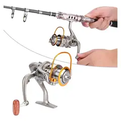 KUANGYE - Carrete Pesca Mar Carrete De Mar Carretes Pesca 6000