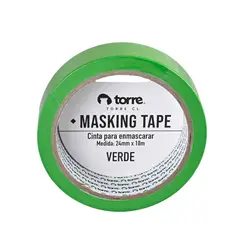 TORRE - CINTA MASKING VERDE 24MMX18M