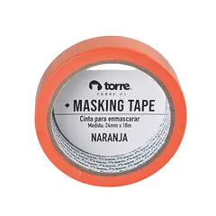 TORRE - CINTA MASKING NARANJO 24MMX18M