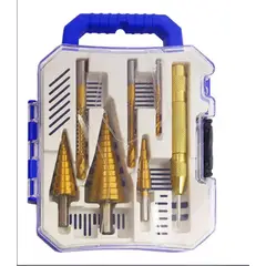 GENERICO - Set De Brocas Escalonadas De Acero 7 Piezas