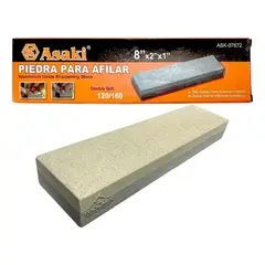 GENERICO - Piedra Para Afilar Cuchillos Machetes Granos 120160 8x2x1