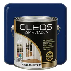 KENT - OLEO ESMALTADO PREMIUM - MULTISUPERFICIES - GALON AZUL COBALTO
