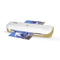 GENERICO - Plastificadora Termolaminadora Hoby Premium A4 carta Dorada