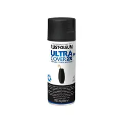 RUST OLEUM - Pintura Ultra Cover 2X Negro Mate 430ml