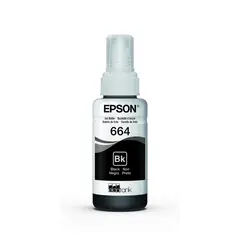 EPSON - Botella De Tinta T664 Negra