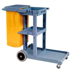 GENERICO - Carro Porta Utiles Con Tapa Y Bolsa Janitor