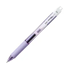 PENTEL - Lápiz Ener Gel X Retráctil 05mm Cuerpo Violeta Pastel Tinta Negra