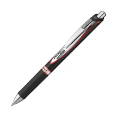 PENTEL - Lápiz Ener Gel Permanente Retráctil 07mm Rojo