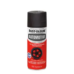 RUST OLEUM - Pintura en Spray Automotive para Llantas/Rines Negro Mate 312 g