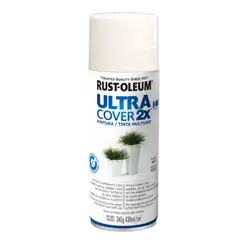 RUST OLEUM - Pintura en Spray Ultra Cover 2X Multiuso Blanco Mate 340 g