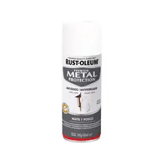 RUST OLEUM - Pintura en Spray Metal Protection Anticorrosivo Blanco Mate 340 g