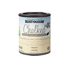 RUST OLEUM - Pintura Tizada Brochable Crema Gasa Ultra Mate 887 ml