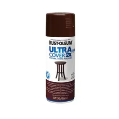 RUST OLEUM - Pintura en Spray Ultra Cover 2X Multiuso Marrón Brillante 340 g