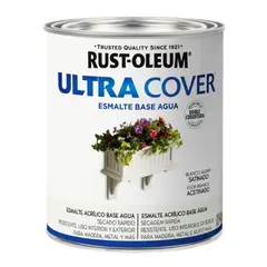 RUST OLEUM - Esmalte al Agua Brochable Blanco Jazmin Satinado 946 ml