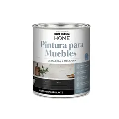 RUST OLEUM - Pintura para Muebles Negro Semi Brillante 946 mL