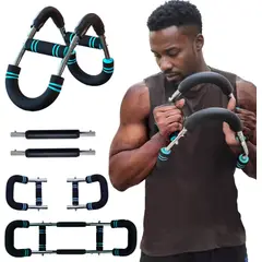 BLUEDREAMER - Entrenador de brazo Twister, 40 a 100 libras, ajustable, equipo de entrenamiento de pecho