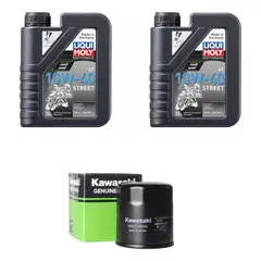 LIQUI MOLY - Aceite + Filtro Original Para Kawasaki Ninja 400-500 / Z400