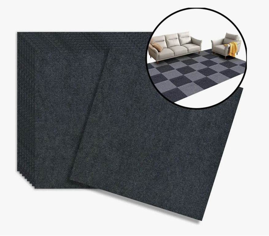 Alfombra Láminas Adhesivas Cubre Muros Pisos Color - 60x60cm