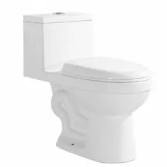 DOER - WC One Piece Malargue a 205cm Doble descarga 4-6 litros Blanco