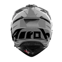 AIROH - Casco para moto Bandit Spicy Gris Brillo_.