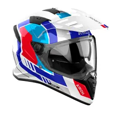 AIROH - Casco para moto Bandit Horn Blanco brillo_.