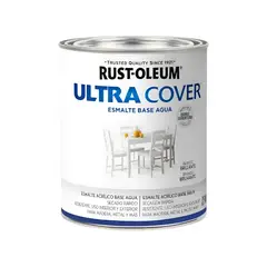RUST OLEUM - Pintura Ultra Cover Blanco Brillante 946ml