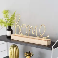 SANTU HOME & DECO - Lampara Letrero Home Luz Led