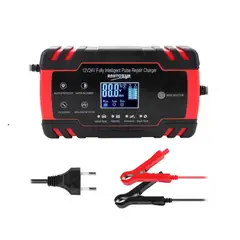 GENERICO - Cargador de Batería Inteligente 1224V 8A 150AH para Automóviles