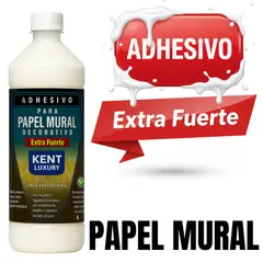 KENT - ADHESIVO EXTRAFUERTE - PAPEL MURAL - 1 LITROS