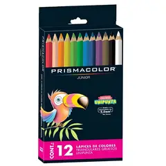 PRISMACOLOR - Set 12 Lápices de Color Triangulares Gruesos Jr.