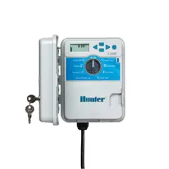 HUNTER - PROGRAMADOR DE RIEGO AUTOMATICO DE 8 ZONAS FIJAS DE EXTERIOR XC801-E