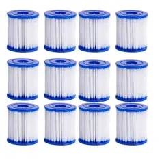 BESTWAY - Repuesto Cartucho De Filtro Tipo I Pack 12 Un. 58093