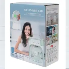 ANGELES DEL HOGAR - Mini Ventilador Con Humidificador Para Escritorio