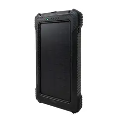 MICROLAB - Cargador Portátil 10000mah Panel Solar