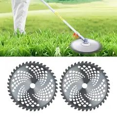 ATURE - 2 Discos De Sierra Circular 40 Dientes - Para Cortacésped