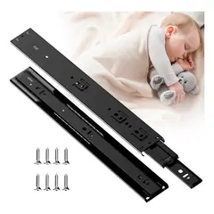 YAYKO - Corredera Telescopica Standarh Cierre Suave 2 Pack