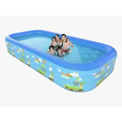 HD HOGAR SPA - Piscina Inflable Family Pool Niños Rectangular 1,80 Metros