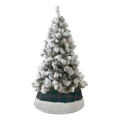 OEM - Canasto Tela Base Tejida Navideña Para Arbol Navidad Cuadros