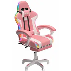 HELL CASTLE - Silla Gamer Rgb Profesional Reclinable Con Luz Variable Homer