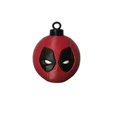 GENERICO - Adorno para el Árbol de Navidad- Bola de Deadpool