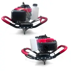 GENERICO - Barreno Ahoyadora A Gasolina Profesional - Motor 4 Tiempos 85cc