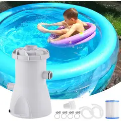 AFVENTURA - Bomba De Agua Para Piscina Con Filtro 3028 Lh